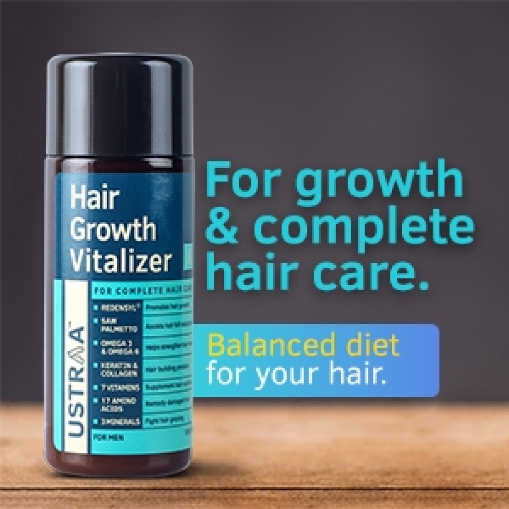 USTRA HAIR GROWTH VITALIZER 100ML - Mens Grooming