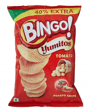 BINGO TOMATO CHIPS 10/- 44 gm
