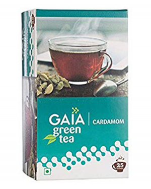 GAIA GREEN TEA CARDAMOM 25 BAG