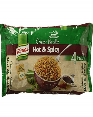 KNOOR CHINESE NOODLES HOT&SPICY 4PACK