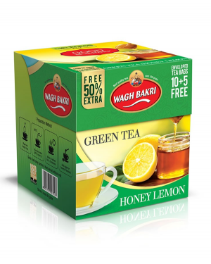  WAGH BAKRI GREEN TEA HONEY LEMON TEA BAGS