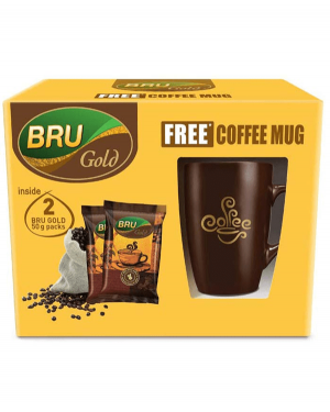 BRU GOLD FREE COFFEE MUG