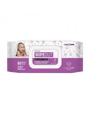 WIPEOUT BABY SAFETY WIPES 410G