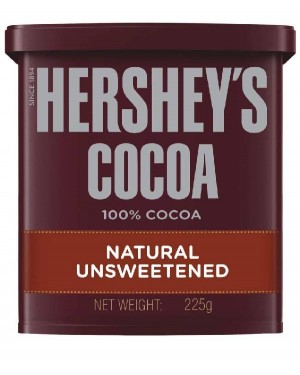 HERSHEY'S COCOA NATURAL UNSWEETENED 225 G