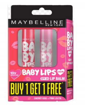 MAYBELLINE BABY LIP BUY1 GET 1 FREE PINK