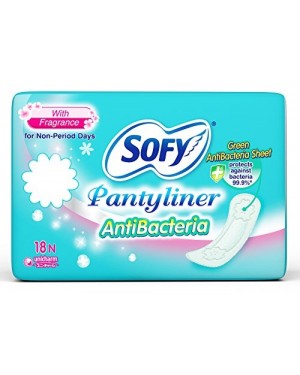 SOFY PANTYLINER ANTI BACTERIA 18M
