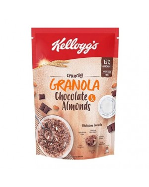 KELLOGG'S CRUNCHY GRANOLA CHOCOLATE ALMONDS