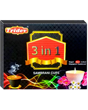 TRIDEV 3 IN 1 SAMBRANI CUPS